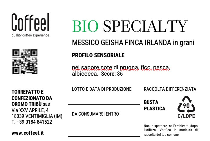 Bio Messico Geisha Specialty