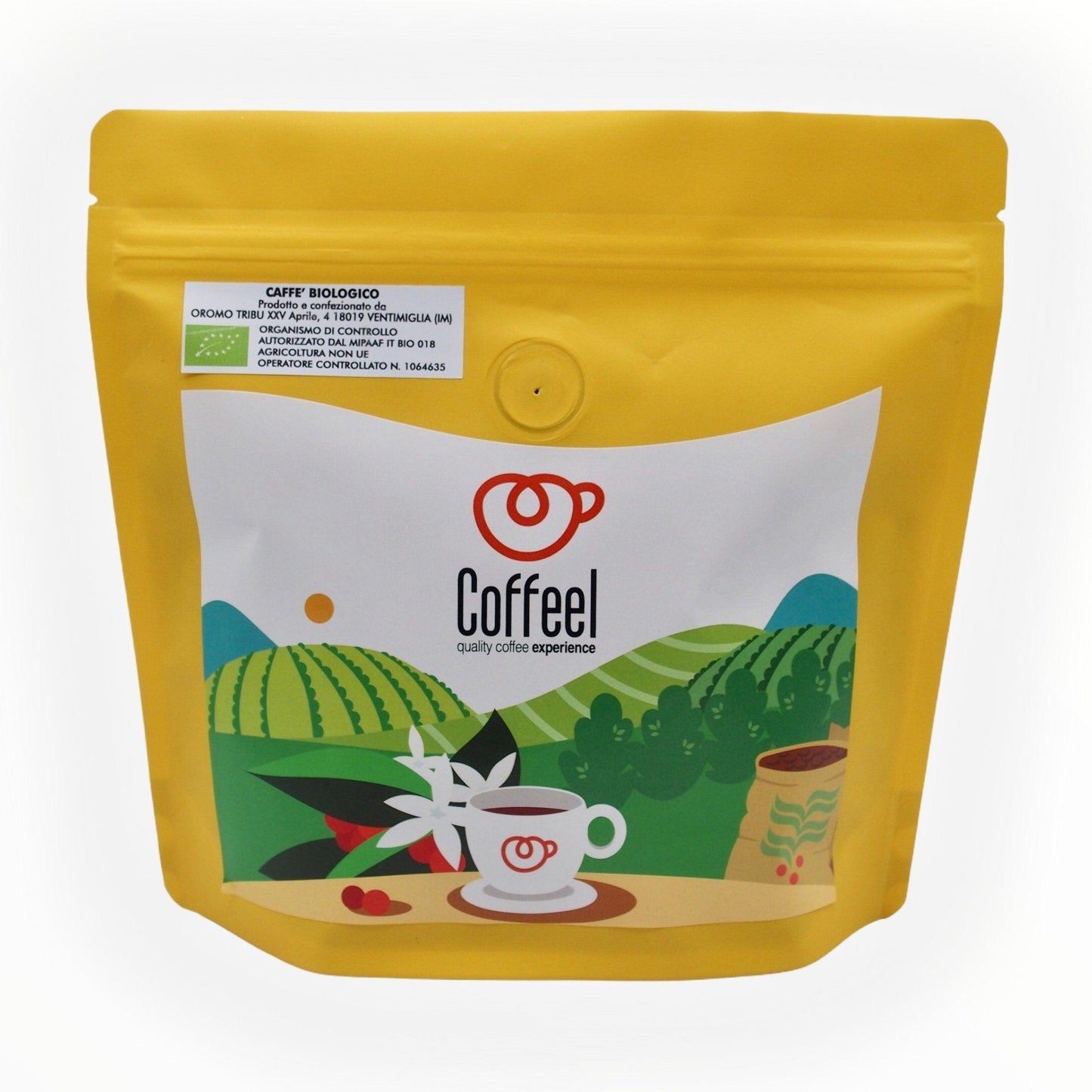 caffè 100% certificato bio messico agata romex - fine robusta - in grani 300gr