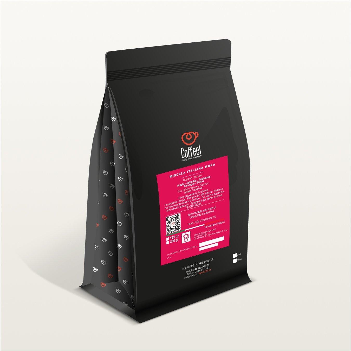 caffè per moka miscela italiana 500 - 250gr