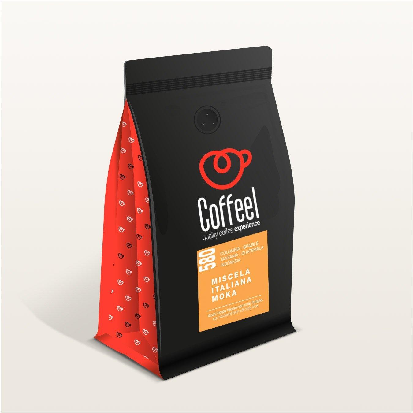 caffè per moka miscela italiana 580 - 250gr