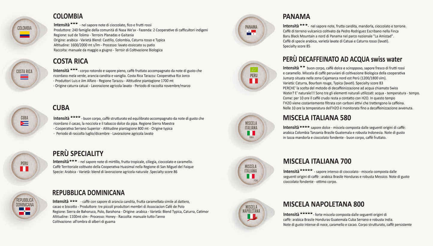 Cialde Ese44 Miscela Italiana 580