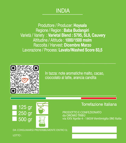 Etichetta India Baba Budangiri