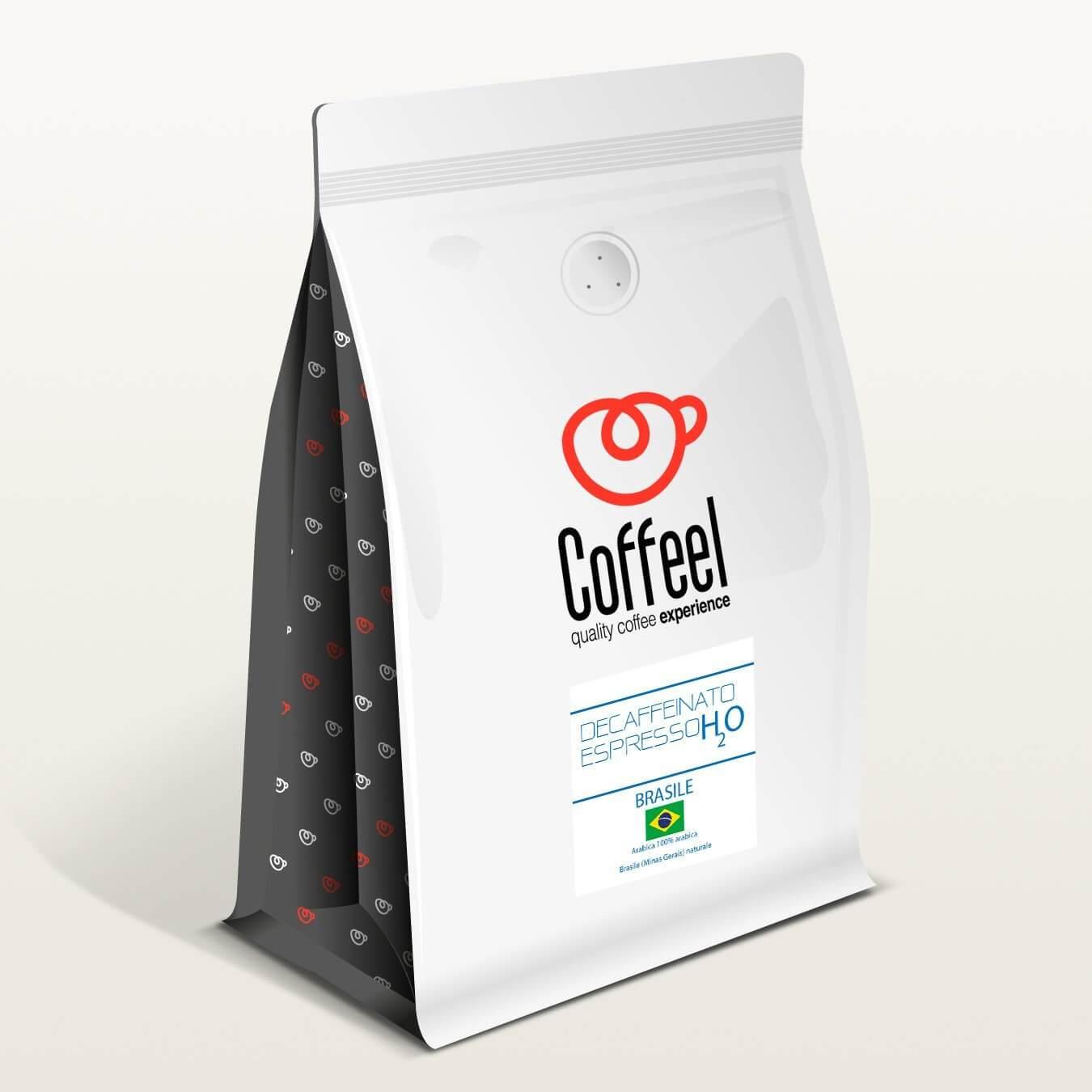 caffè espresso in grani decaffeinato dek h20 brasile specialty - 500gr