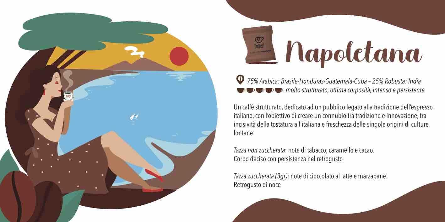 caffè in capsula compatibile nespresso - la napoletana 50 capsule