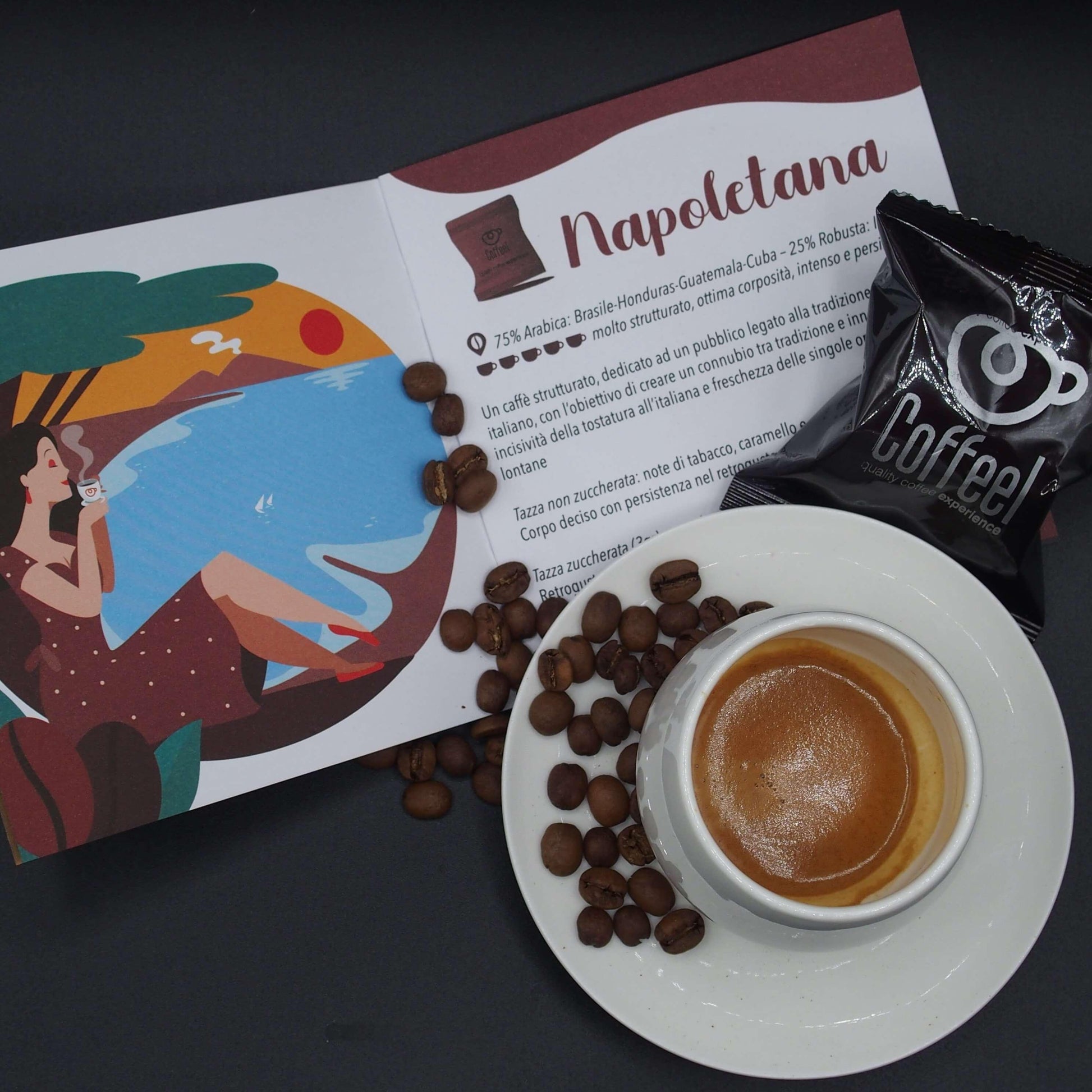 caffè in capsula compatibile nespresso - la napoletana 50 capsule