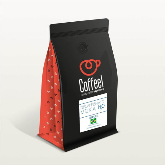 caffè per moka decaffeinato dek h2o brasile specialty - 250gr